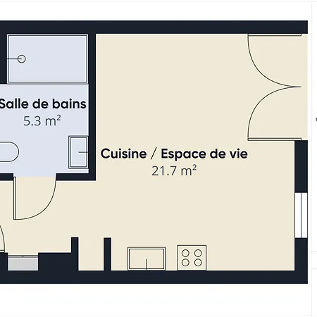 Le Shortboard - Pour 3 - Piscine Commune